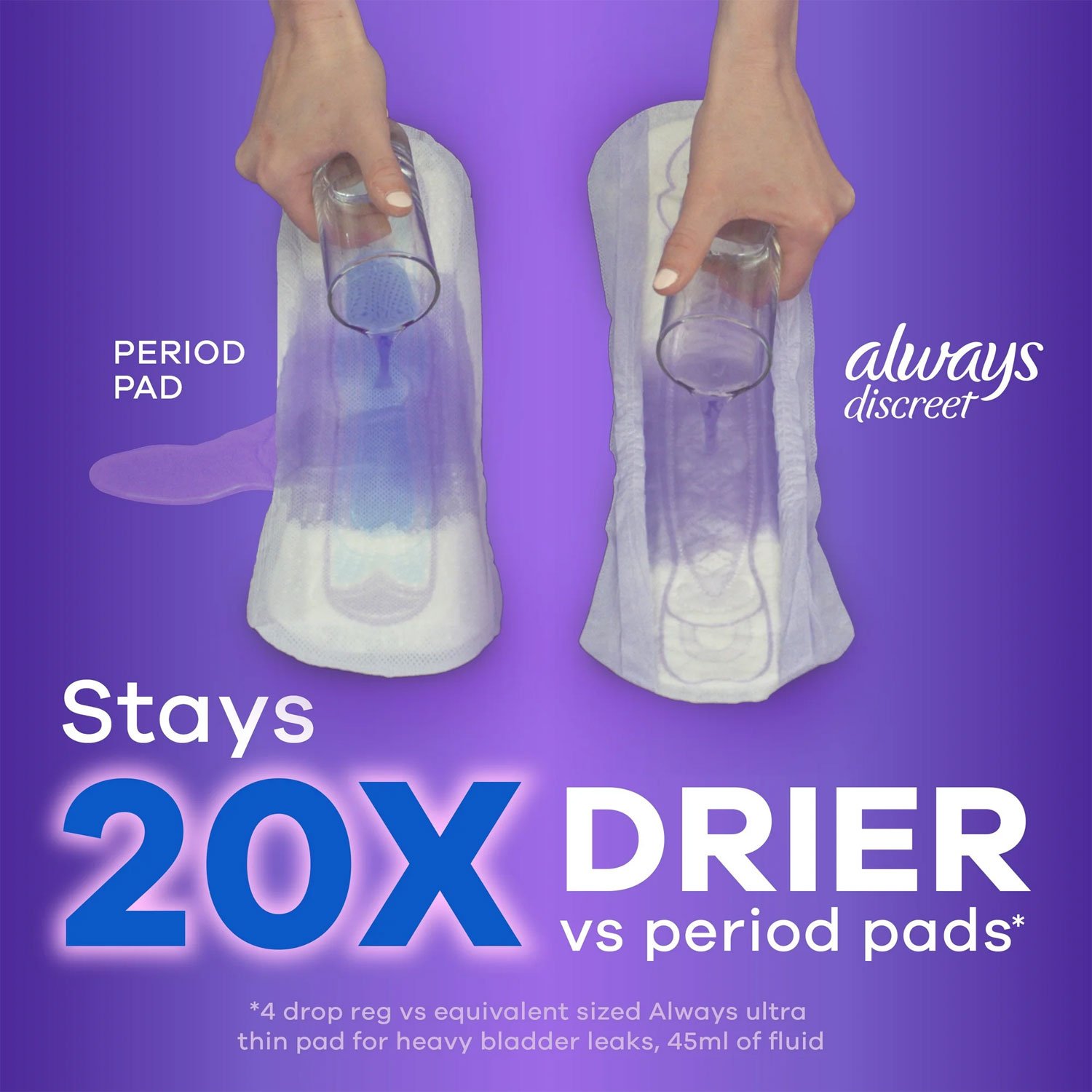 Always Discreet Incontinence Pads Heavy Absorbency – Image 2