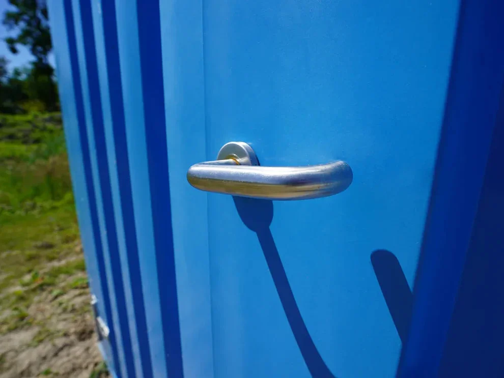 Conteneur à barres détachable 4×2 mètres XL Bleu RAL 5015 – Image 2