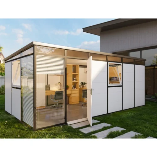 Abri de Jardin Isolé 6x3m Modulaire, Durable et Prêt à Poser