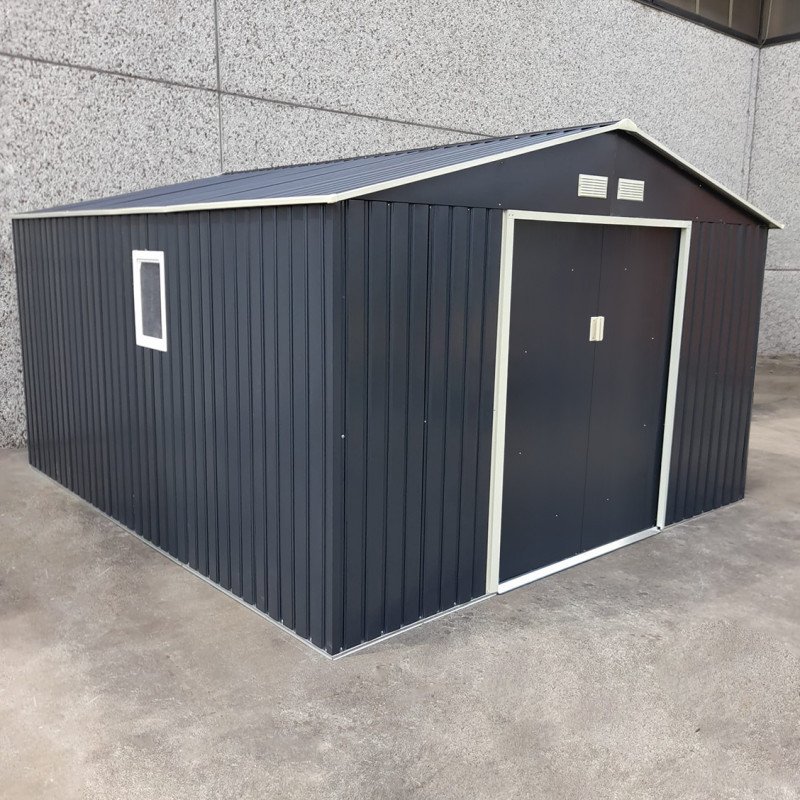 Abri de jardin 10.85m² métal PLUS anthracite – Image 12