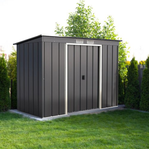 Abri de jardin en métal anthracite 3.25m²