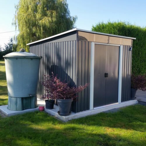 Abri de jardin métal 6.67m² Skylight anthracite