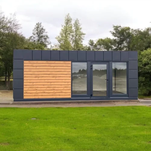 Bureau de vente modulaire 7×3 m Solution clé en main
