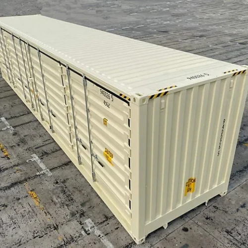 Container Maritime 40 Pieds High Cube Open Side