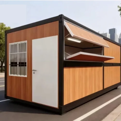 Container commercial 6×2.5 m Kiosque de vente design