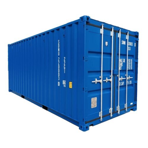 Container maritime 20 Pieds Bleu