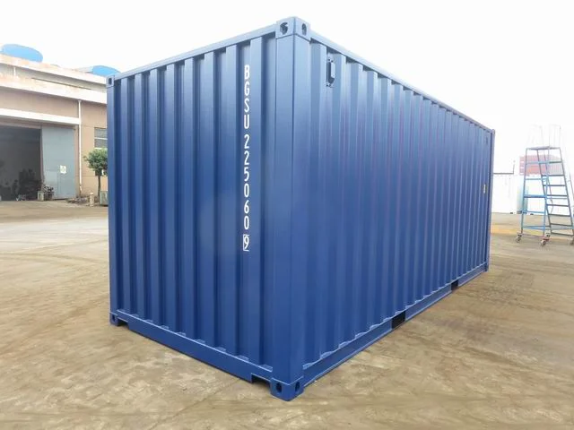 Container maritime neuf de 20 pieds en bleu – Image 5