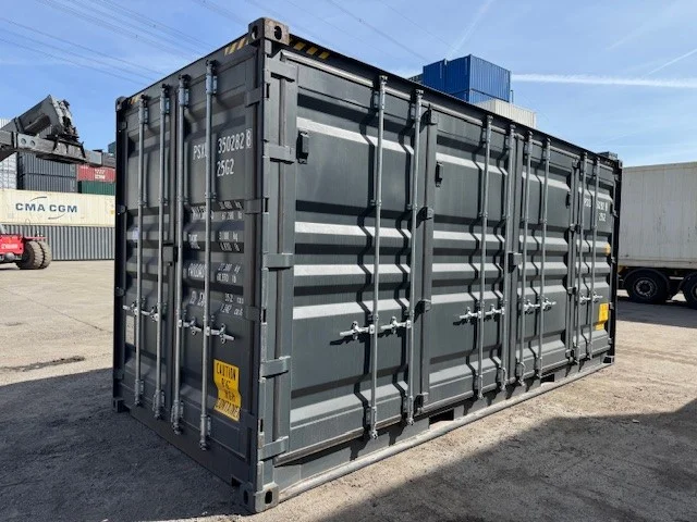 Conteneur 20 pieds Open Side Neuf HC RAL 7016