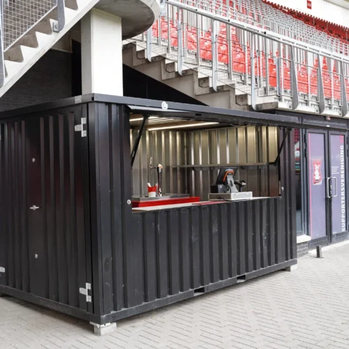 Conteneur bar démontable 4×2 XL RAL 9005