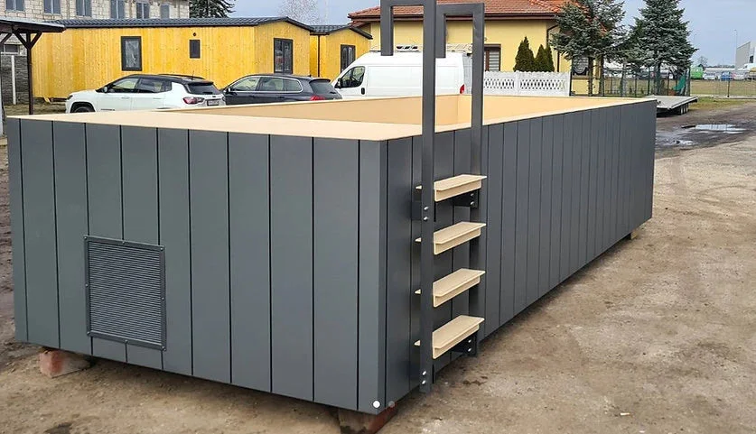 Conteneur de piscine en polypropylène 6.5 x 2.6 m