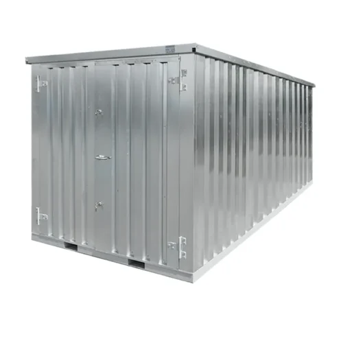 Conteneur de stockage 5 x 2 mètres avec double porte petit coté