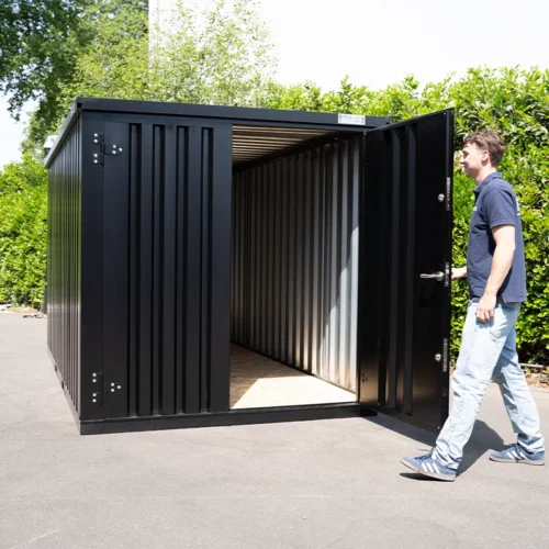 Conteneur démontable 4 x 2 mètres avec double porte petit coté