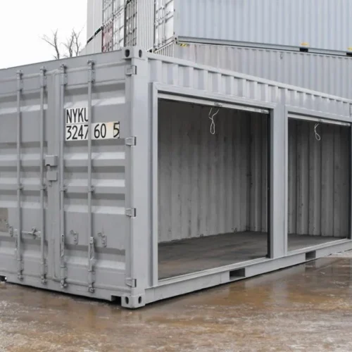 Conteneur stockage 20 pieds portes roulantes