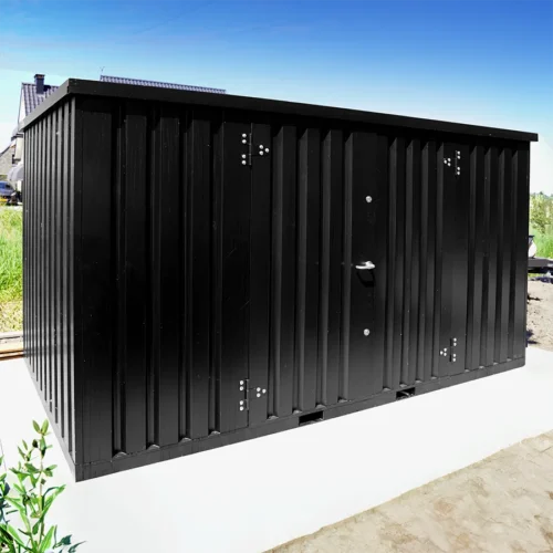 Conteneurs de stockage 4 x 2 mètres avec double porte grand coté