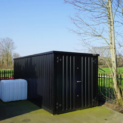 Conteneurs de stockage 5 x 2 mètres avec double porte petit coté
