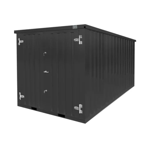Conteneurs maritime 20 pieds anthracite 6×2 mètres