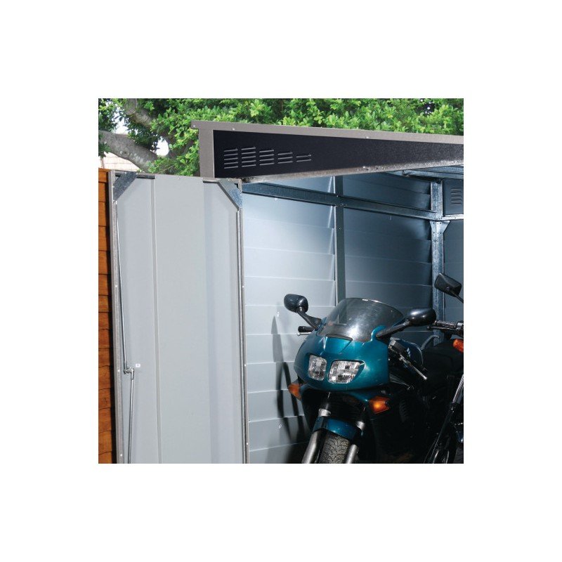 Garage à motos en métal anthracite 5.3m² Titan 960 TRIMETALS – Image 3