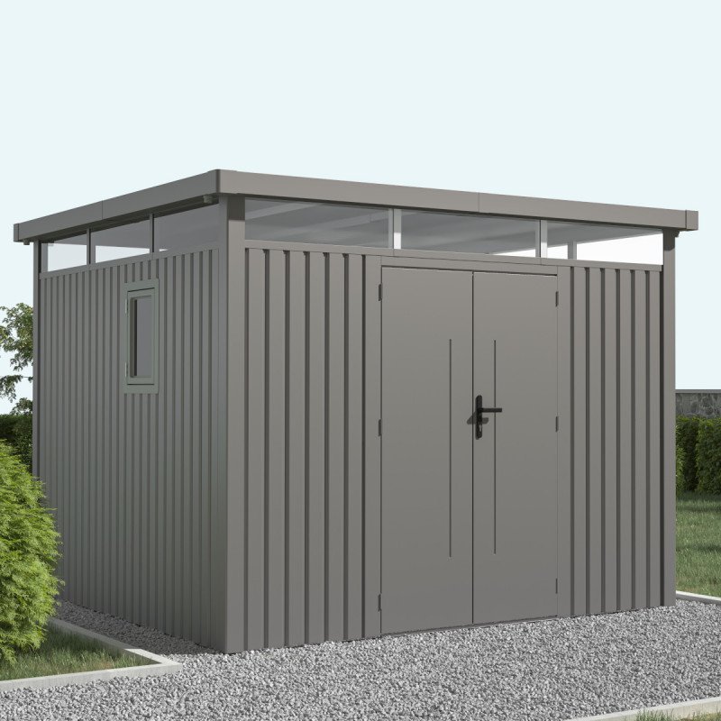Abri de jardin en acier galvanisé 8.64m² Kosto – Image 12