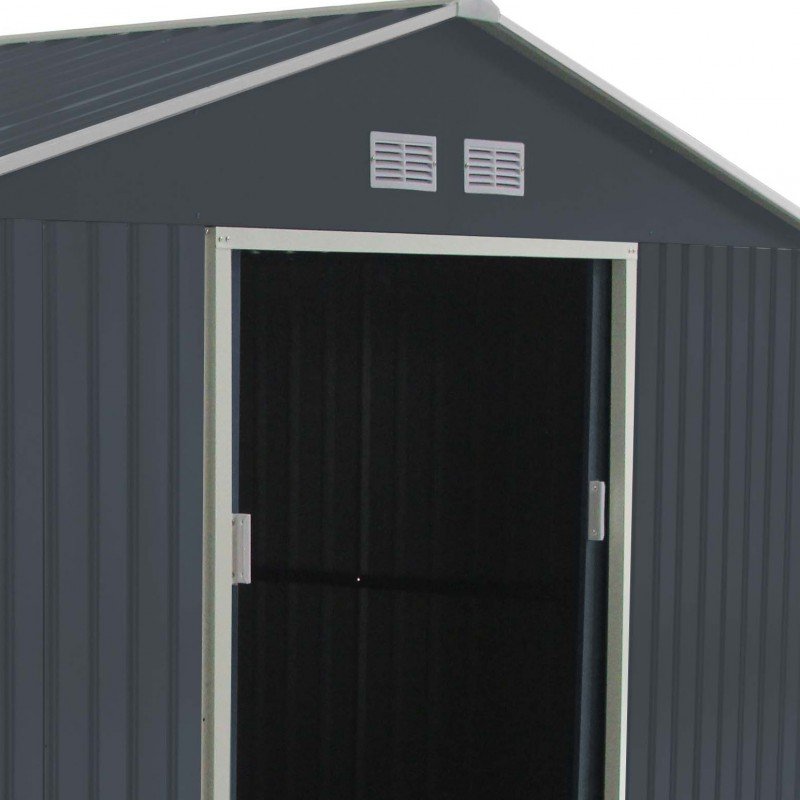Abri de jardin 10.85m² métal PLUS anthracite – Image 7