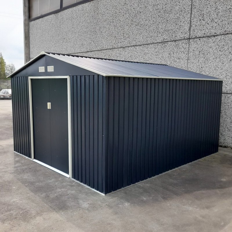 Abri de jardin 10.85m² métal PLUS anthracite – Image 3