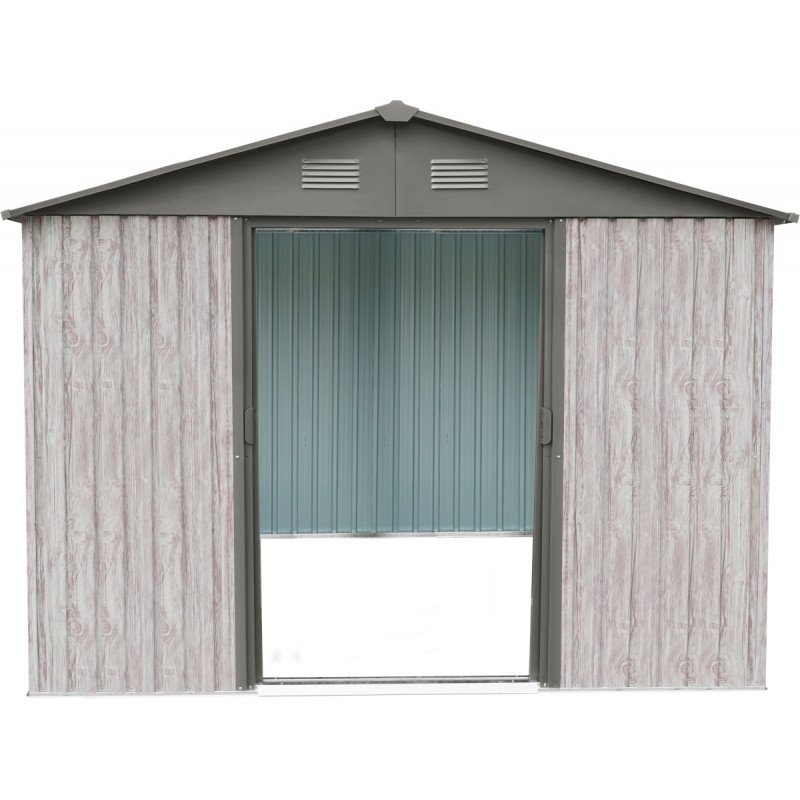 Abri de jardin métal 11m² WoodTouch beige – Image 5