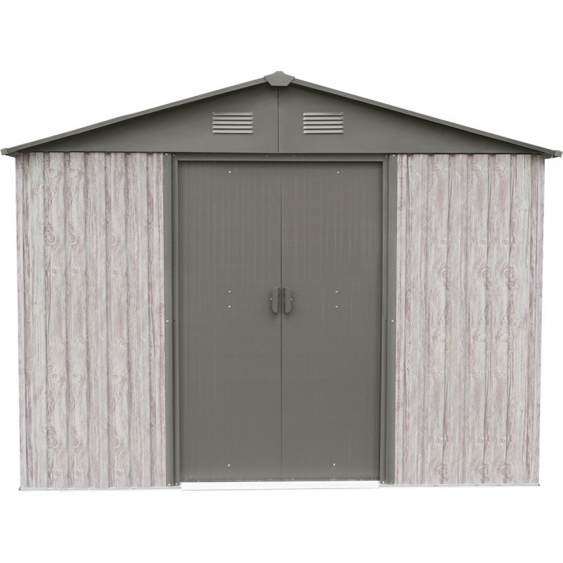 Abri de jardin métal 11m² WoodTouch beige – Image 4
