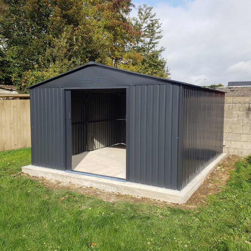 Abri de jardin métal 13m² FIRST anthracite – Image 9