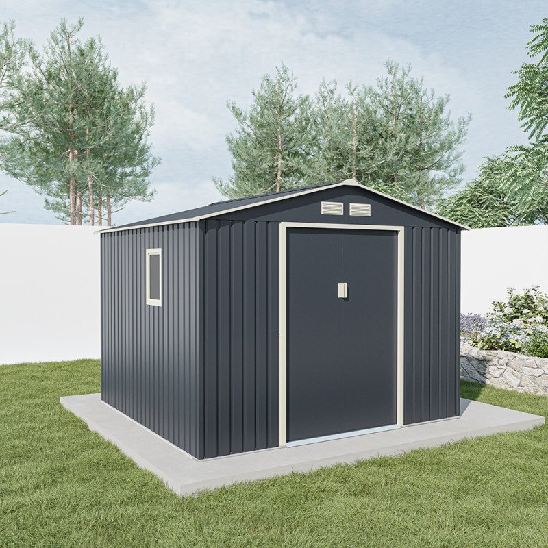 Abri de jardin métal 7.06m² PLUS anthracite – Image 6