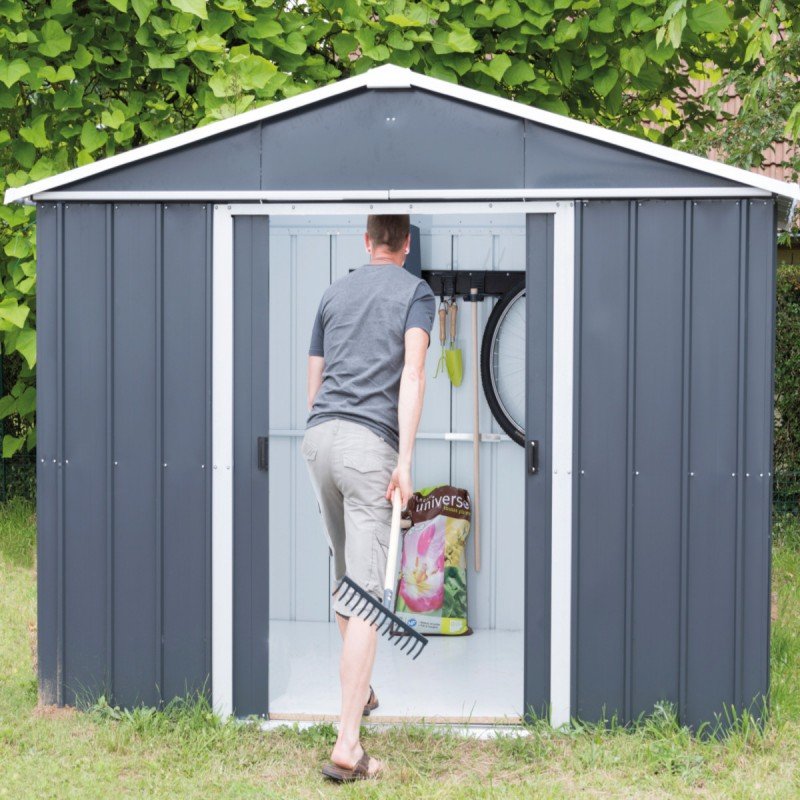 Abri de jardin métal anthracite 7.18m² – Image 3