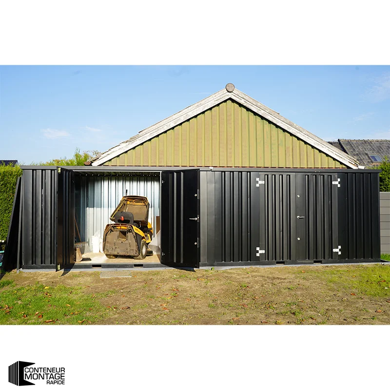 Grand conteneur de stockage modèle standard 8 x 2 mètres