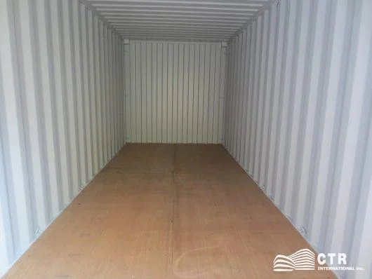 Container maritime neuf de 20 pieds en gris – Image 4