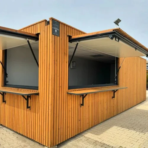 Kiosque à conteneurs de bar