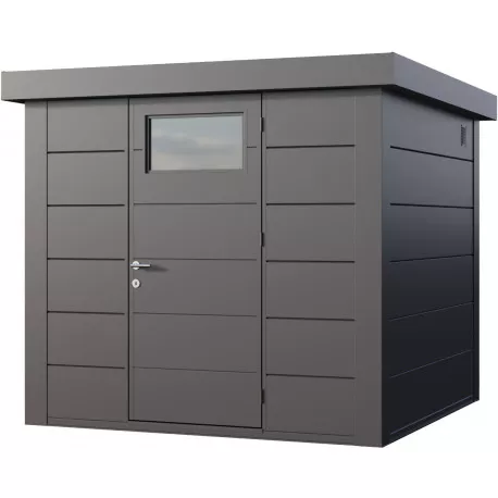 Abri en acier galvanisé blanc 5.7m² Eleganto 2424 Telluria