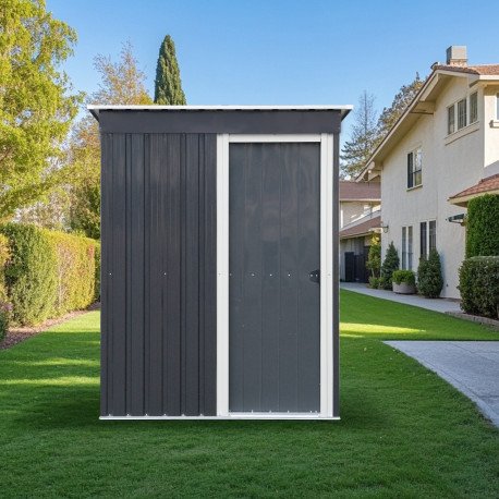 Abri de jardin 1.96m² en acier galvanisé HABRITA